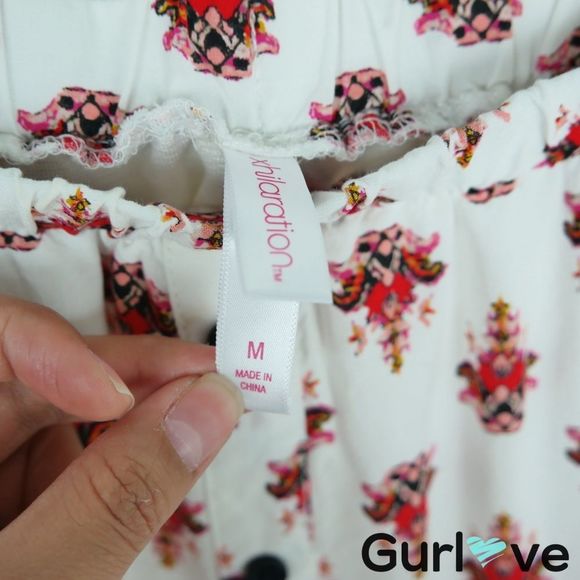 3/$25 Xhilaration Off The Shoulder Button Dress - Picture 3 of 6